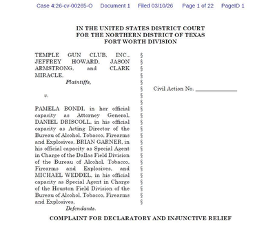 Texas Public Policy Foundation Complaint